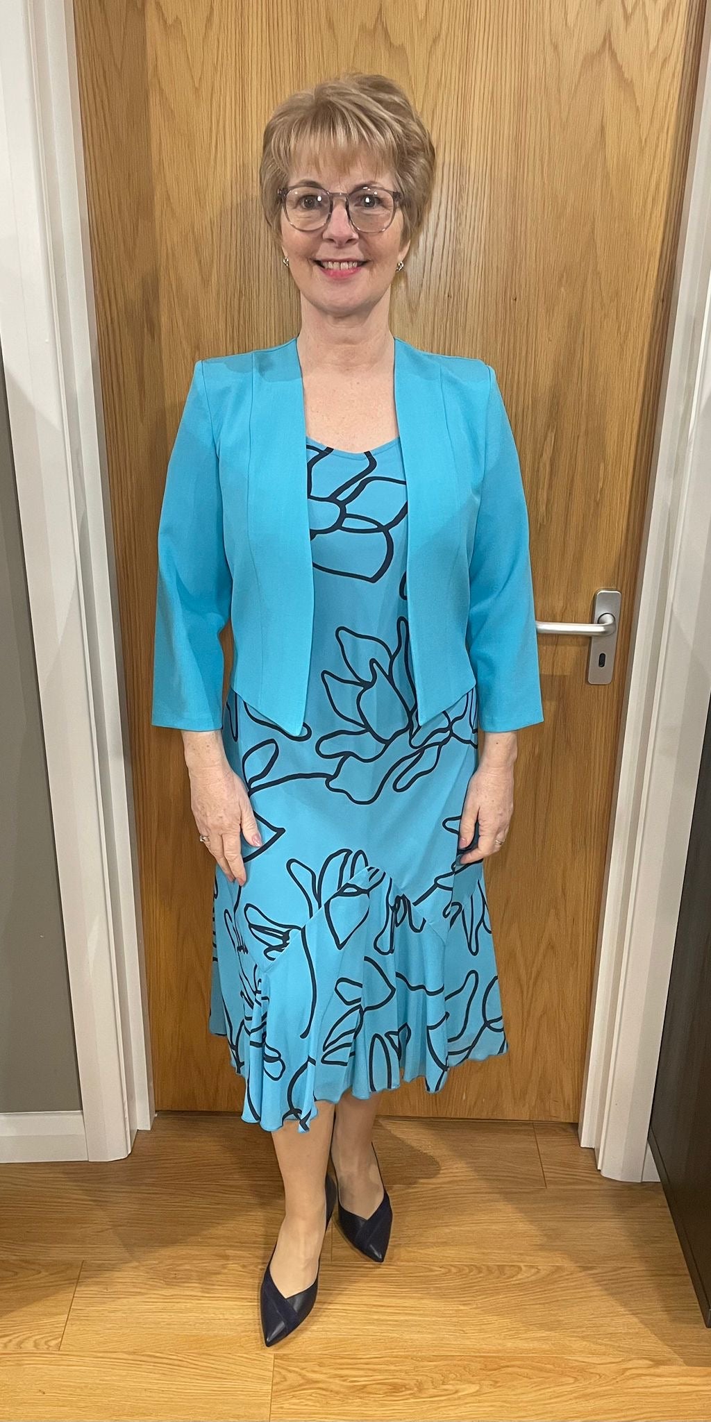 Glitz Turquoise/Navy Two Piece