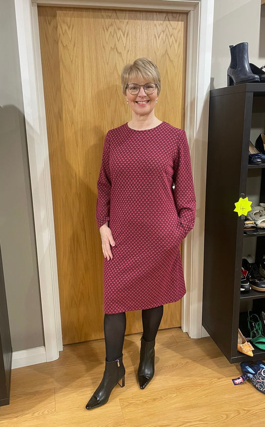 Pomodoro Black/Pink Dress