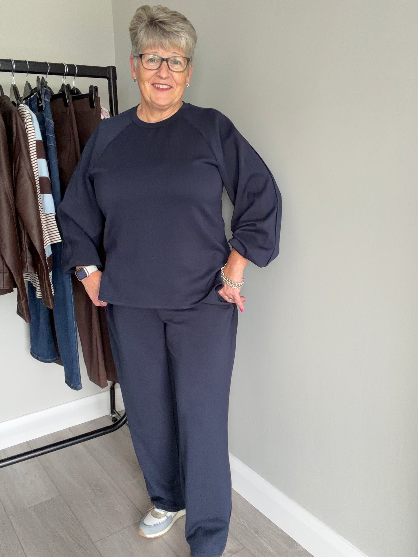 B.Young BYpusti Dark Sapphire String Trousers