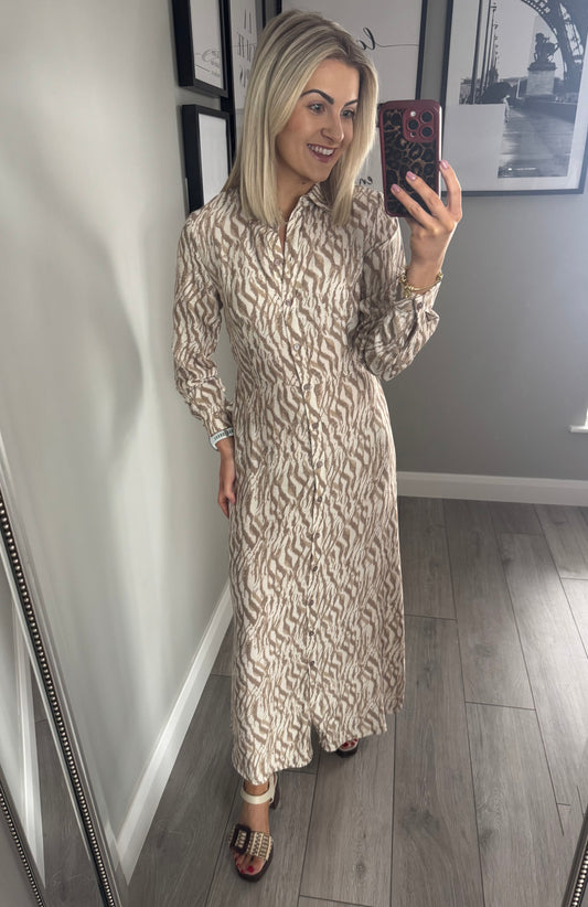 B.Young BYikaia Birch Shirt Dress