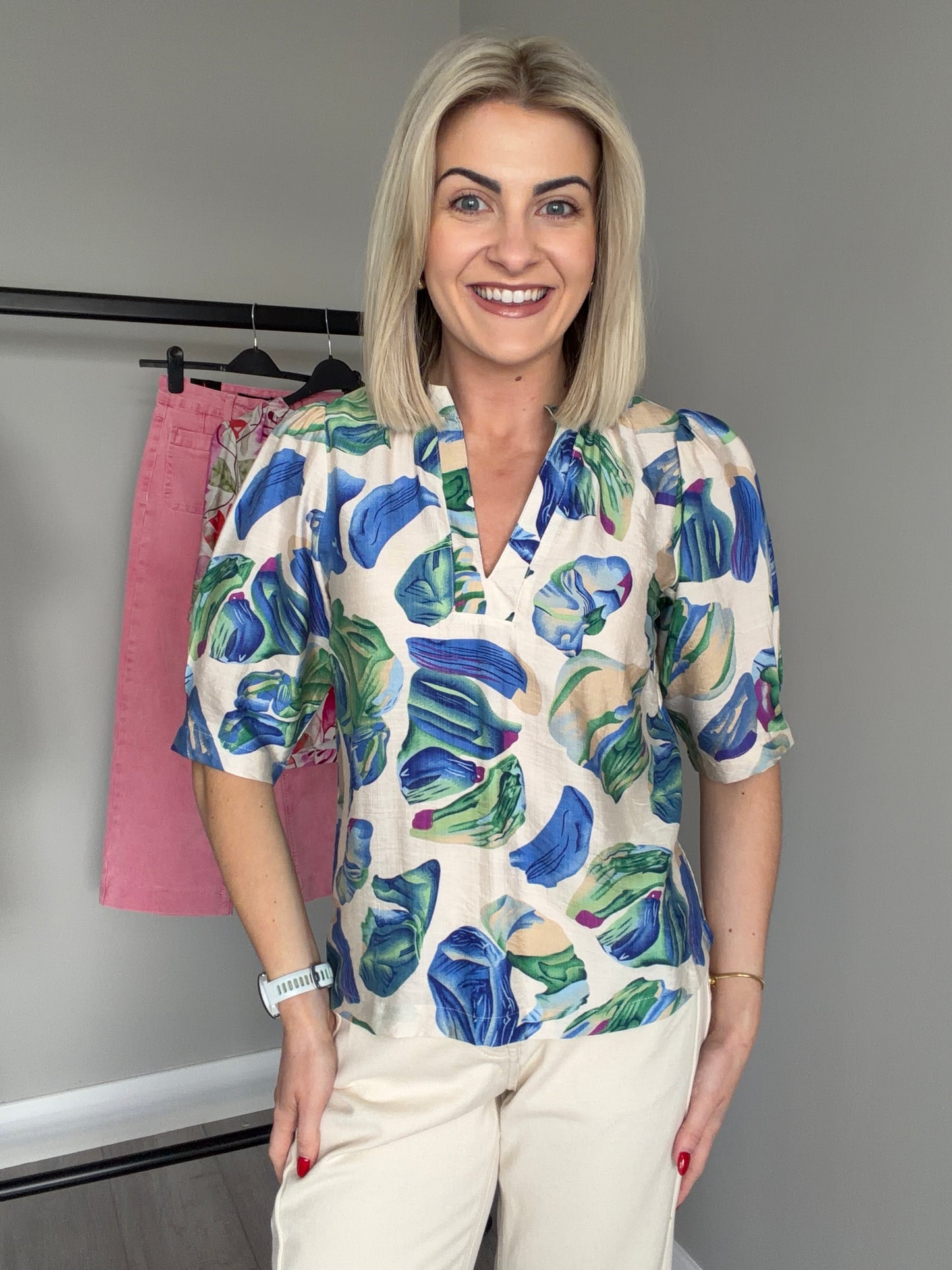 Rant & Rave East Blue Top