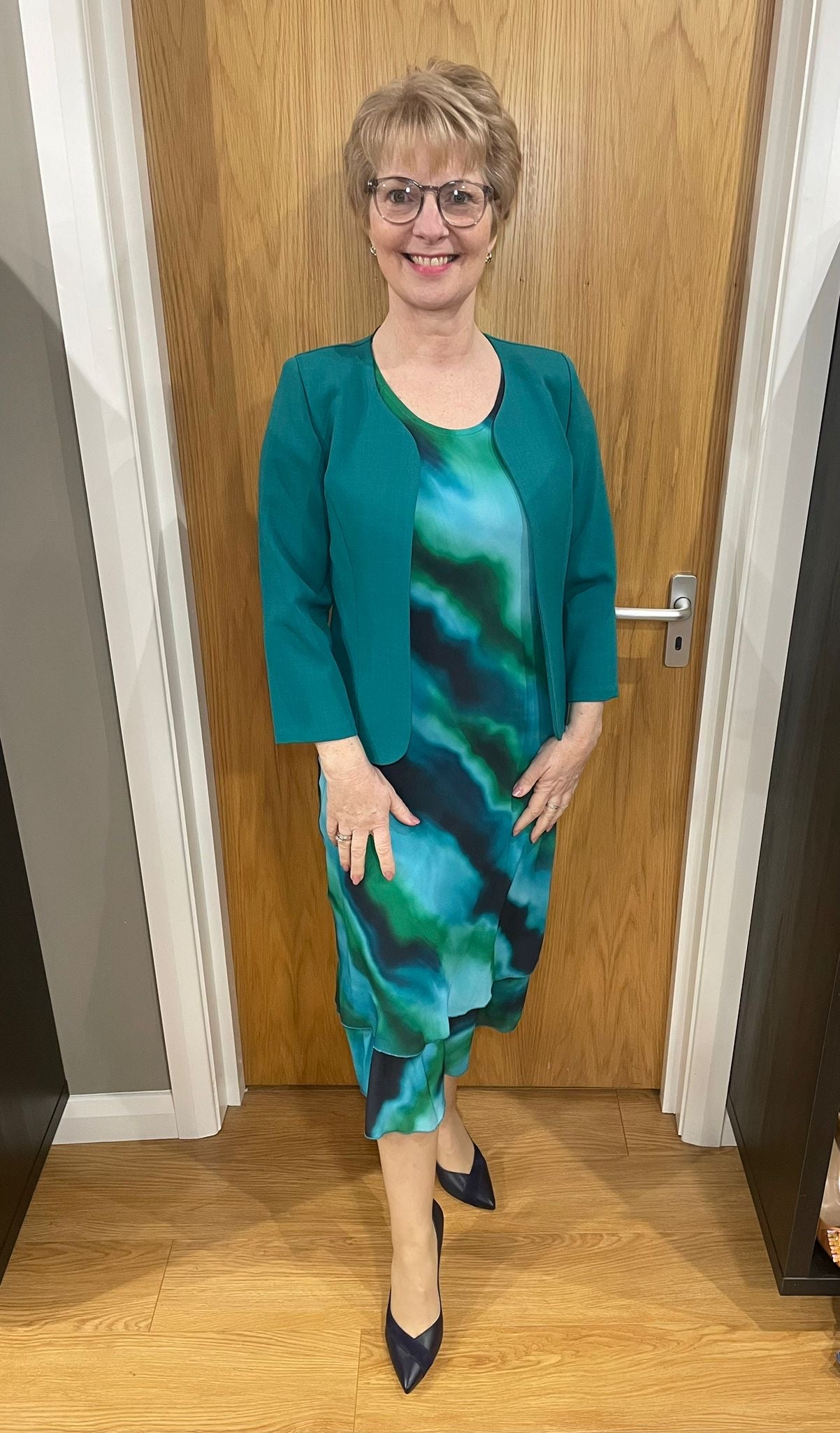 Glitz Green Multi Two Piece