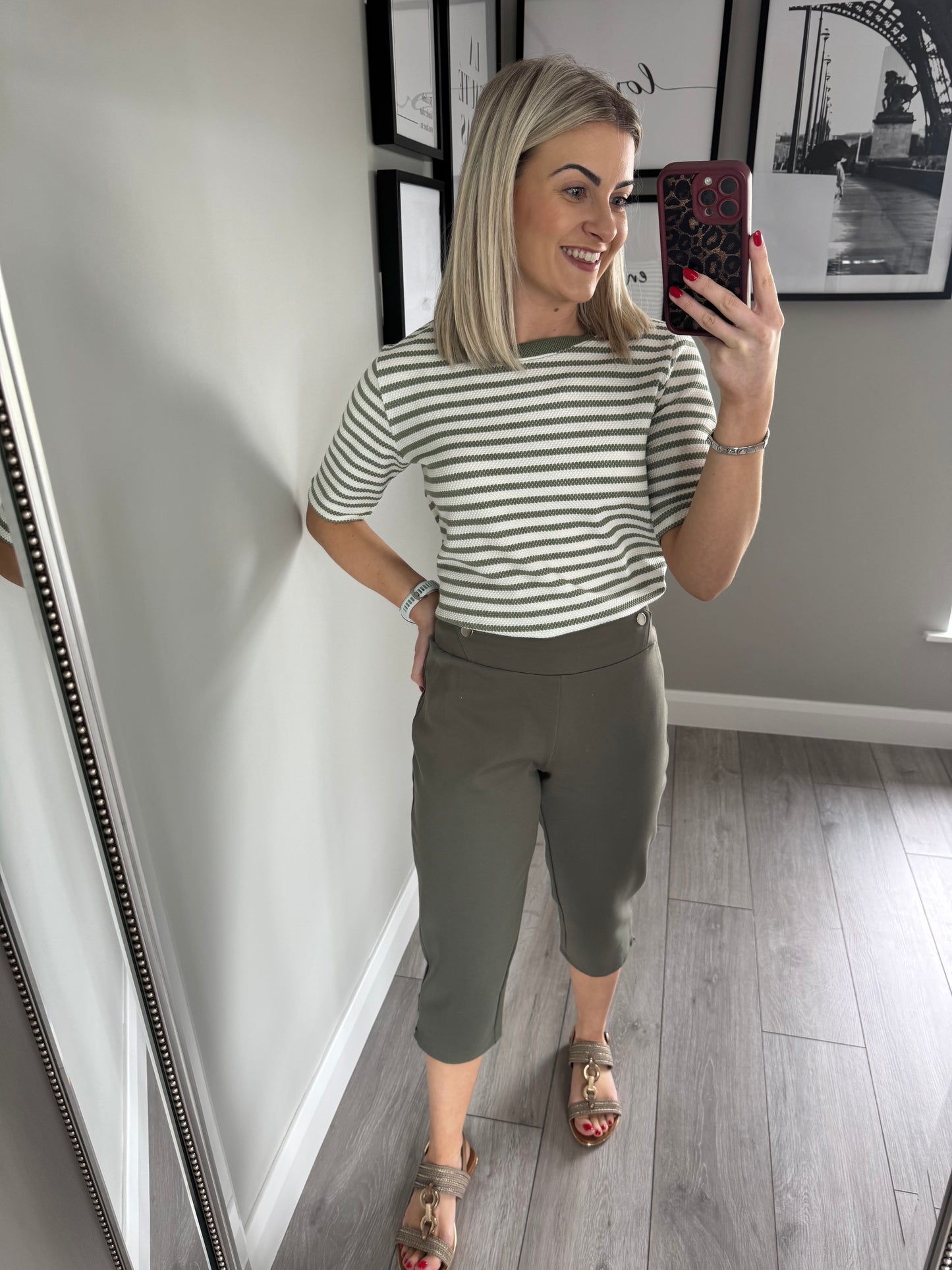 Pinns Khaki Comfort Crops