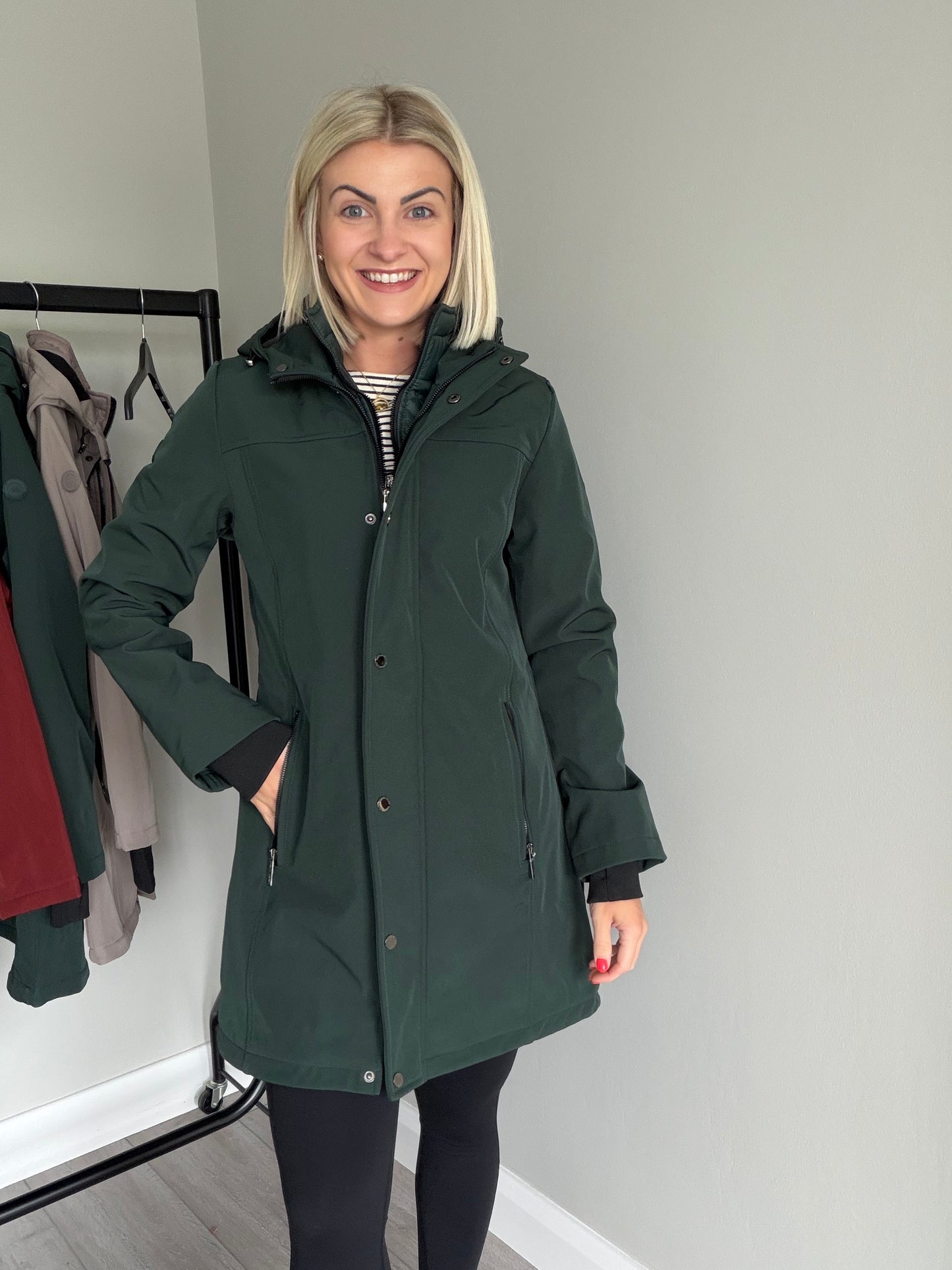 Relax & Renew Elsie Forest Water Repellent Coat