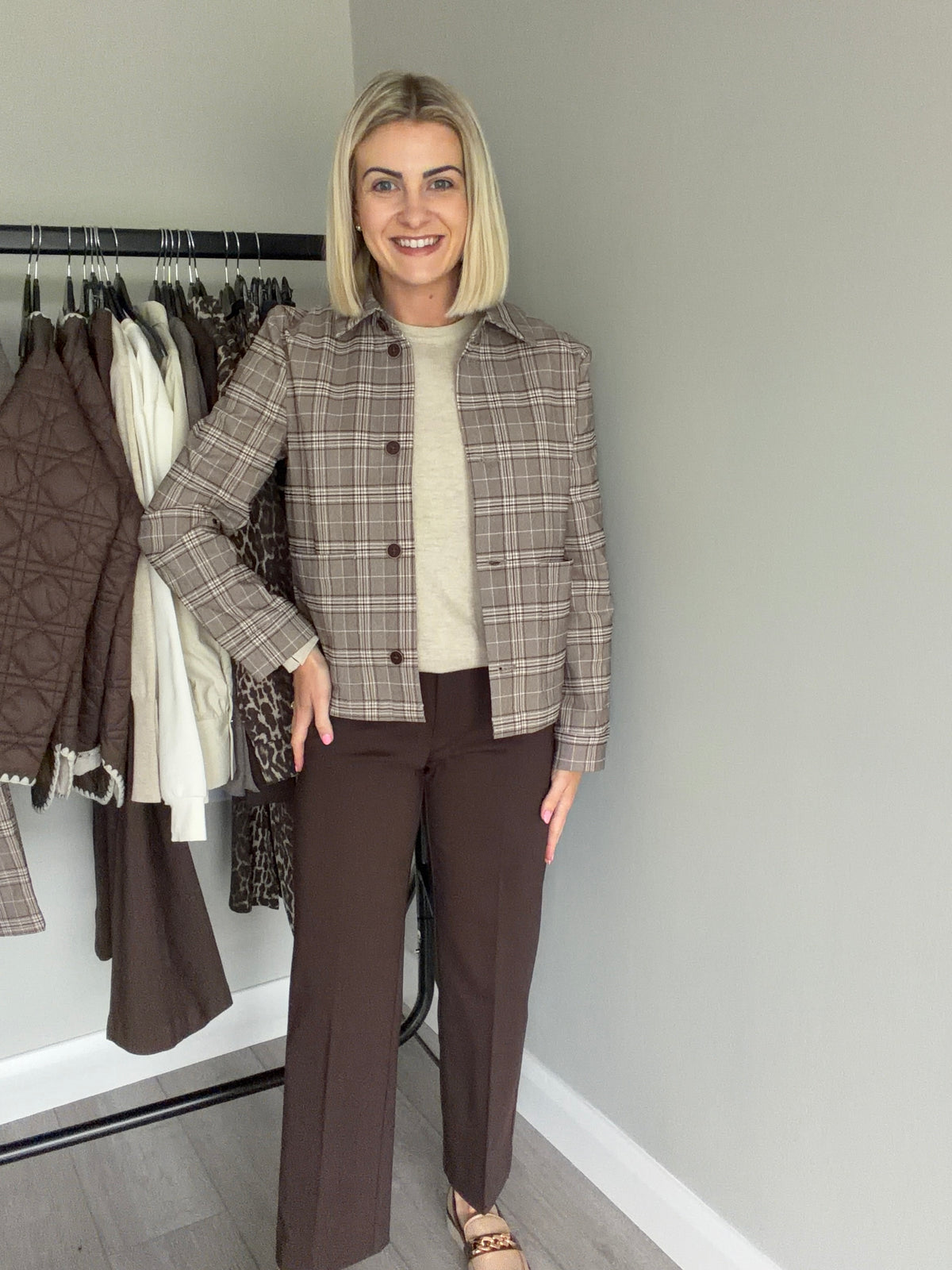 Freequent Mole Checked Jacket