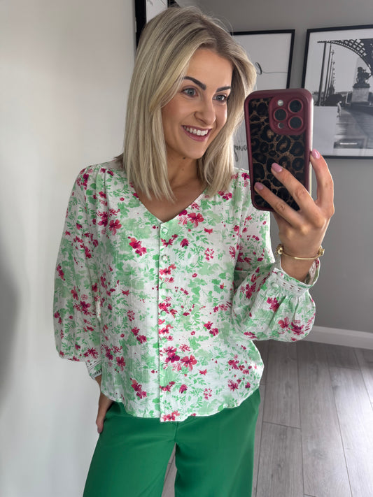 Rant & Rave Ann Green Blouse