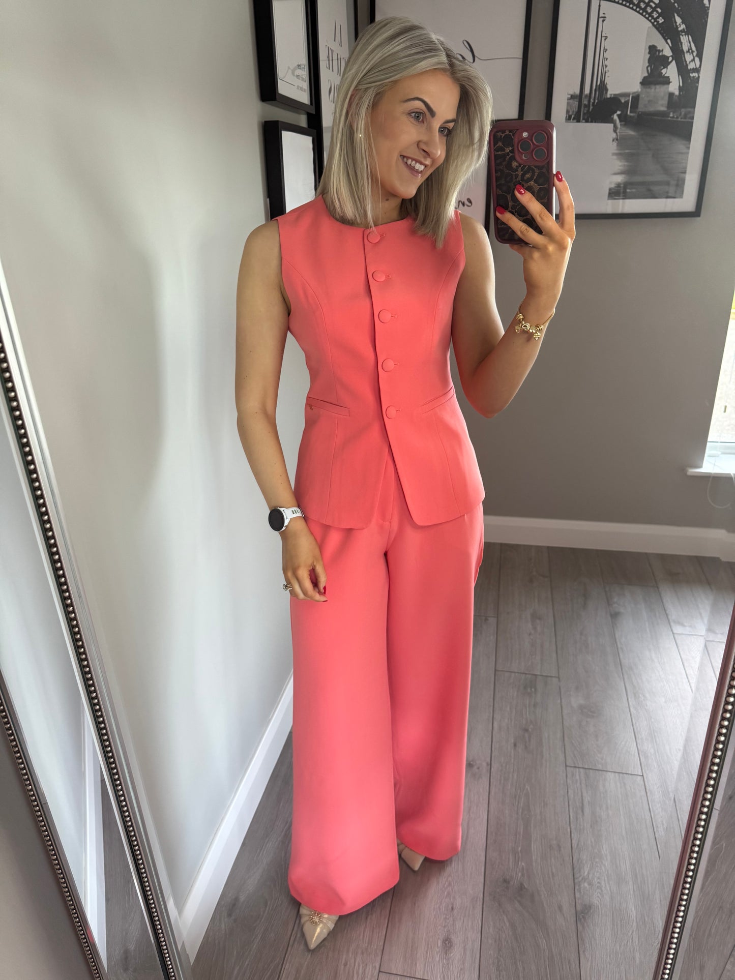 Rant & Rave Lilth Coral Trouser