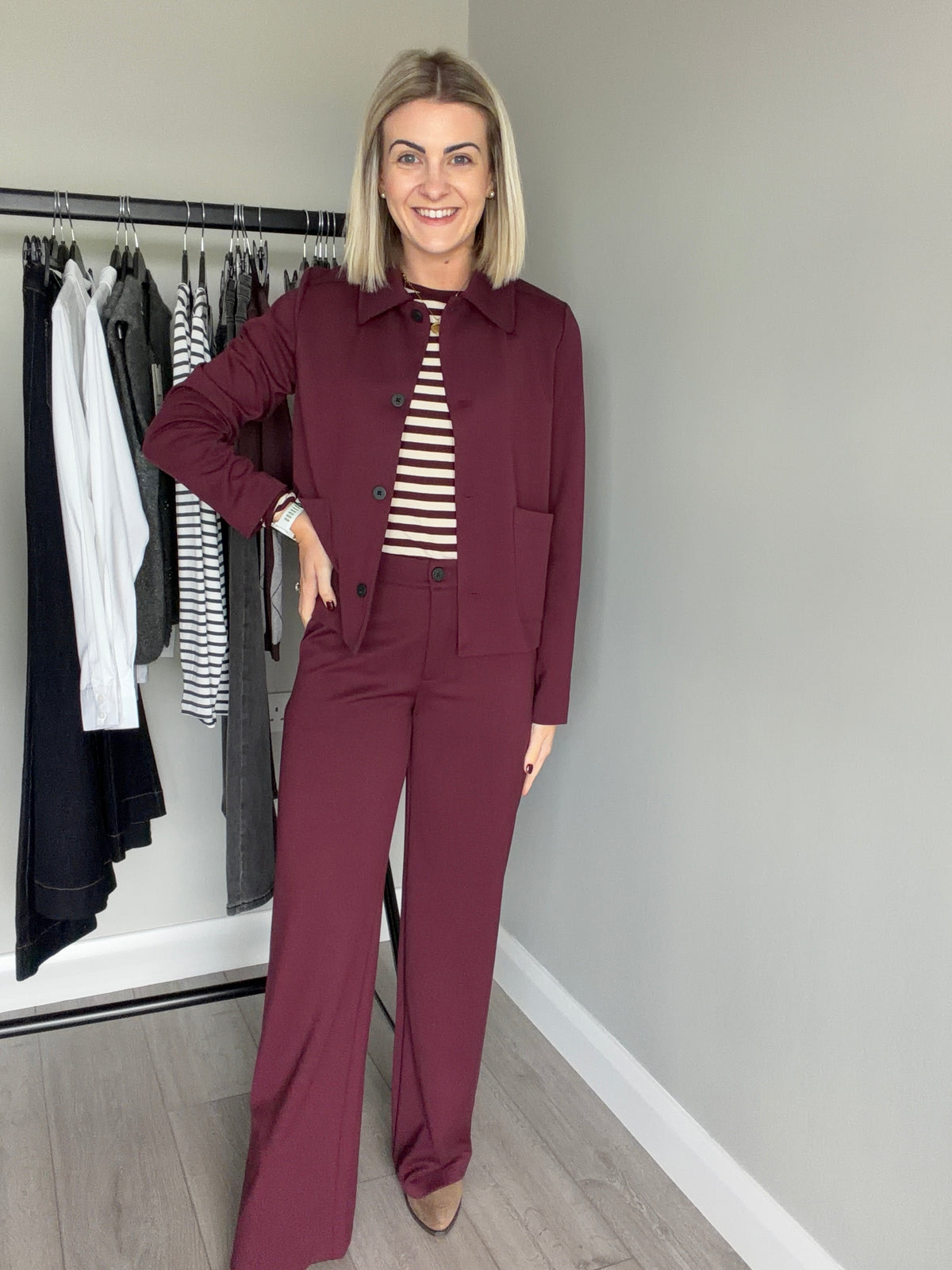 Freequent Port Straight Trousers