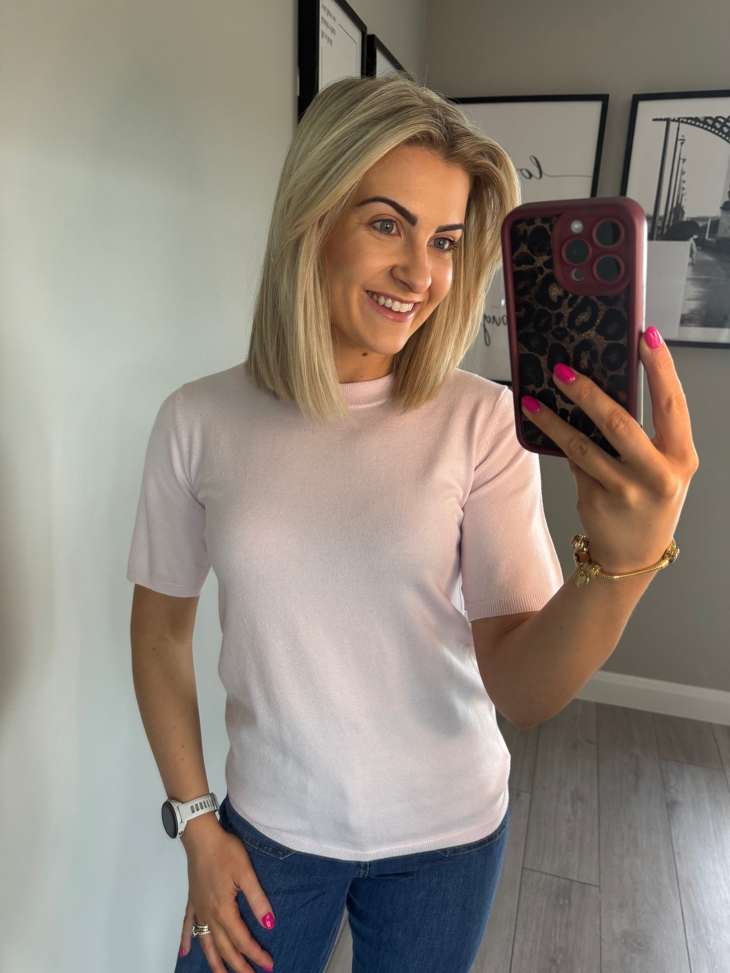 Yest Pale Pink Knit