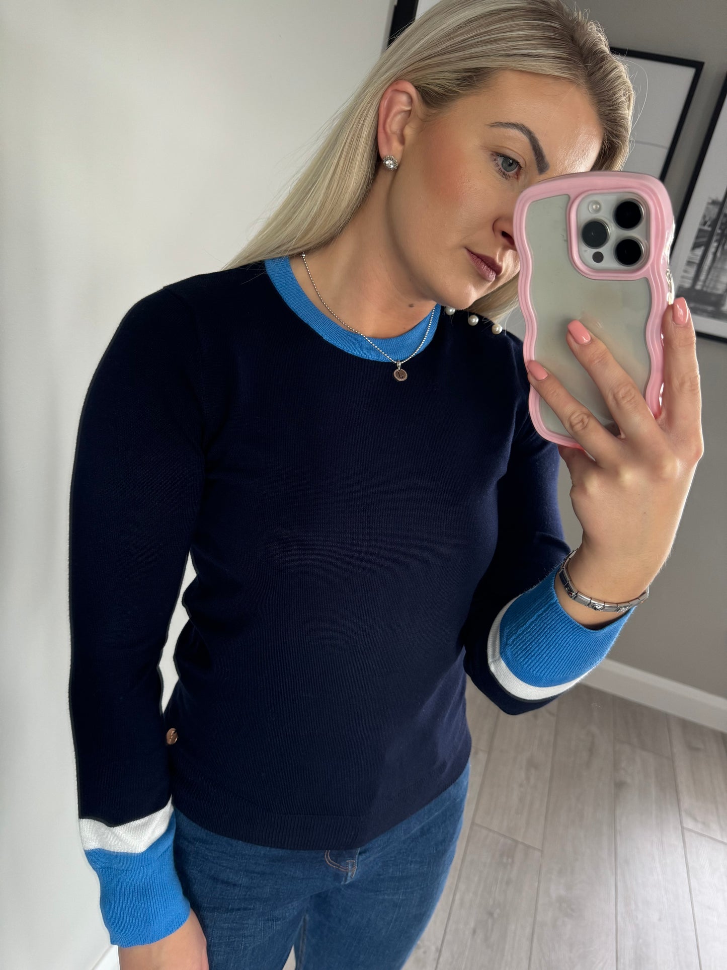 Rant & Rave Connie Navy Jumper