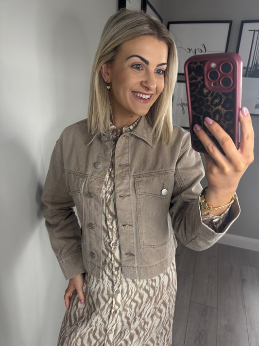 B.Young BYlupina Taupe Jacket