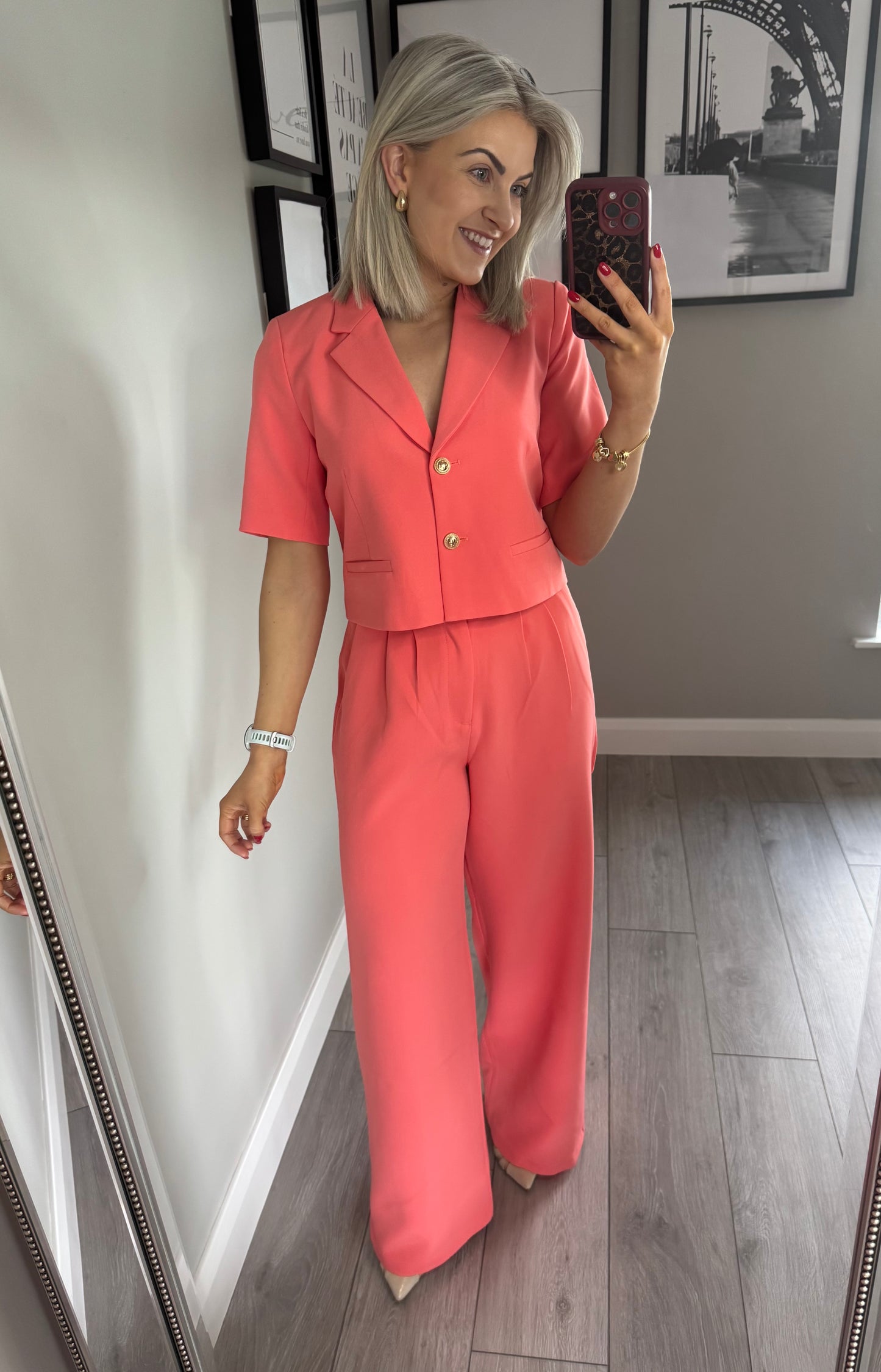 Rant & Rave Lilth Coral Trouser