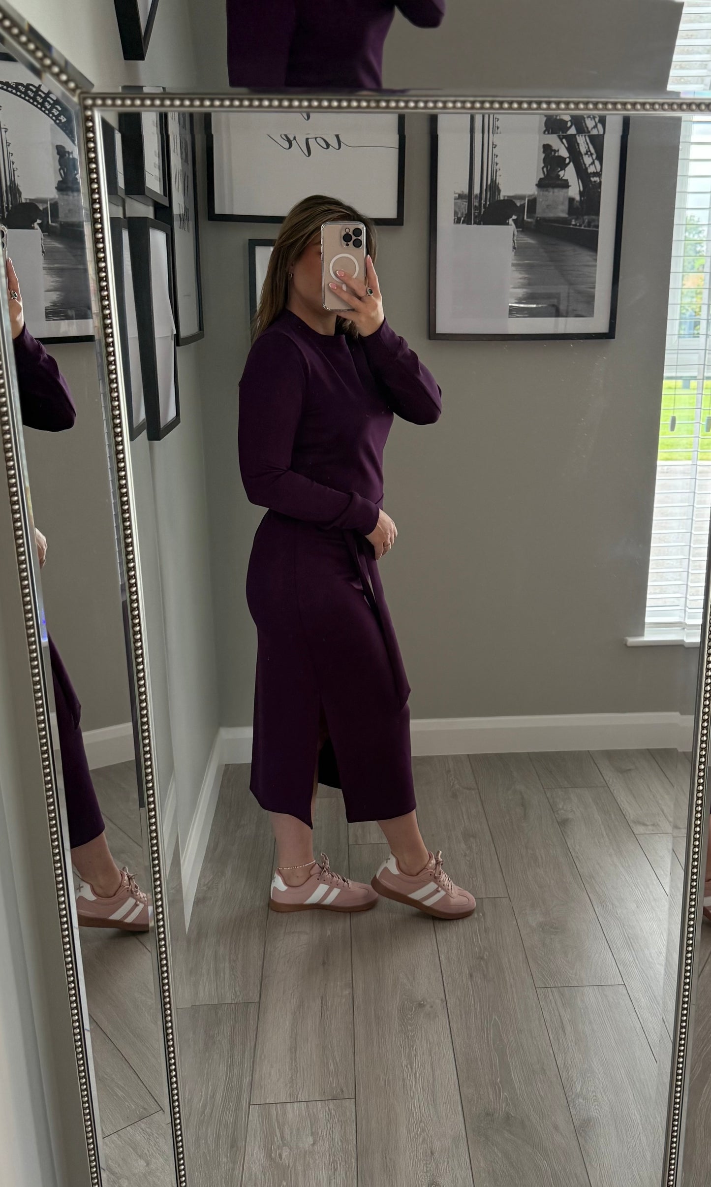 Relax & Renew Lynette Plum Dress