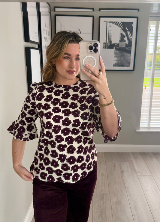 Rant & Rave Maiya Plum Top