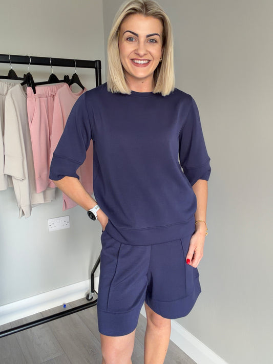 Navy SS Sweatshirt