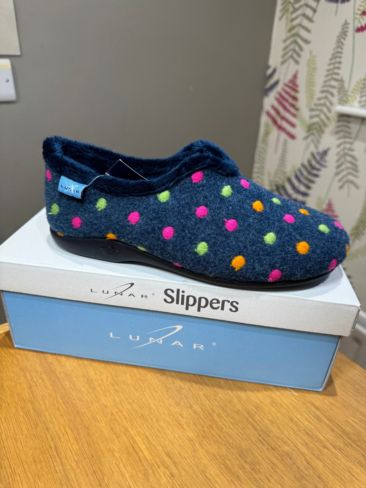 Lunar Studio Navy Slipper