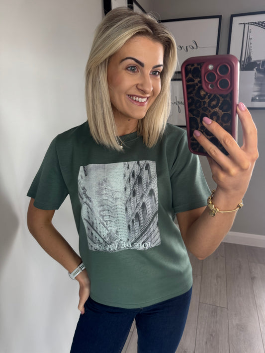 Freequent Forest Print Tee