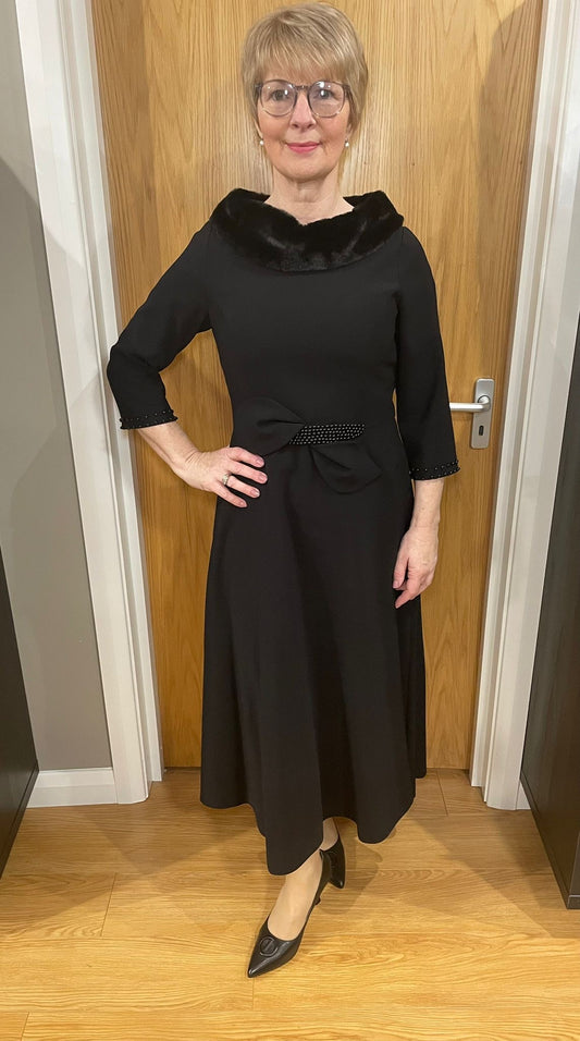 Lizabella Black Pearl Dress