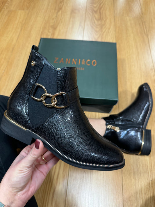 Zanni & Co Shahba Black Boot