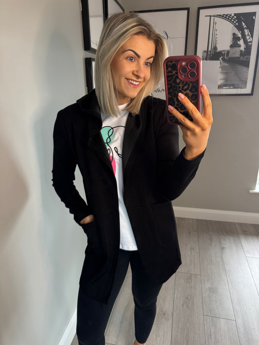 Relax & Renew Amara Black Cardigan