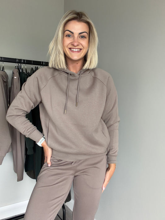 Relax & Renew Clio Taupe Hoody