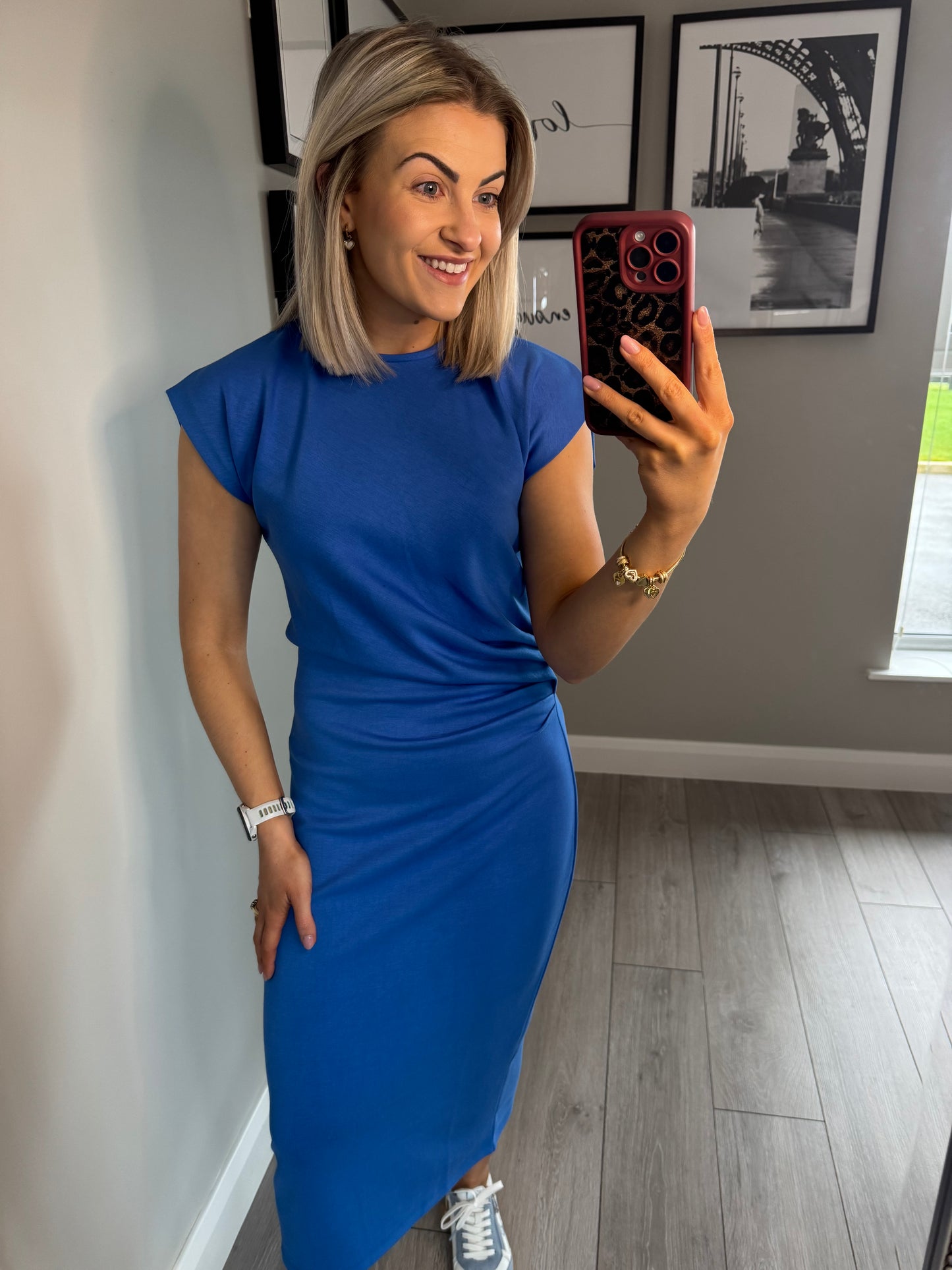 Relax & Renew Anya Cobalt Blue Dress