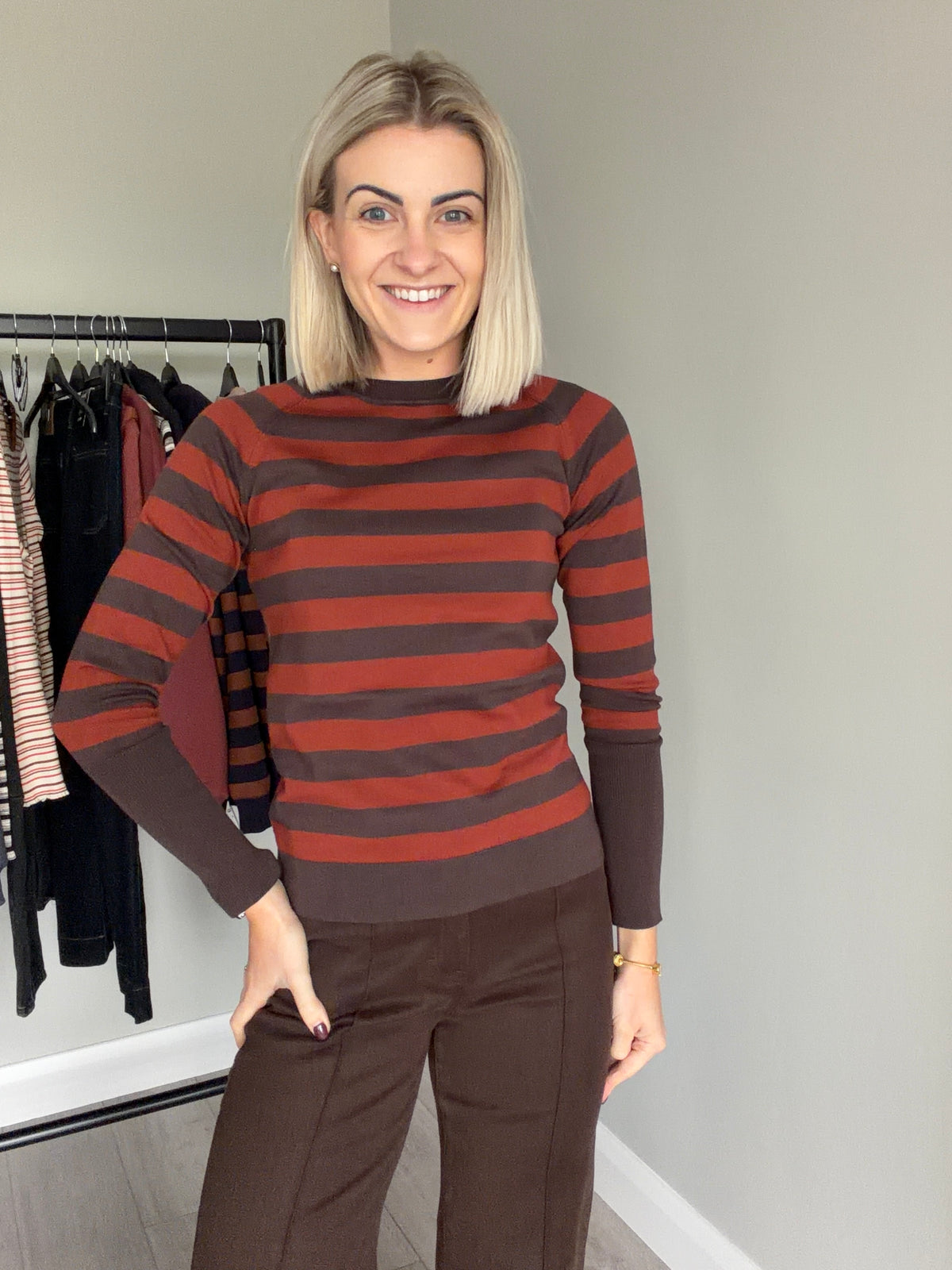 B.Young BYmmorla Paprika/Brown Jumper
