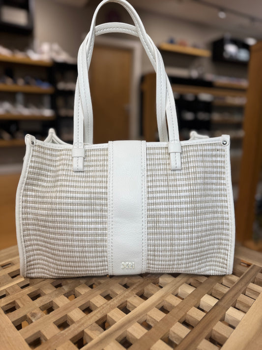 XTI White/Cream Tote Bag