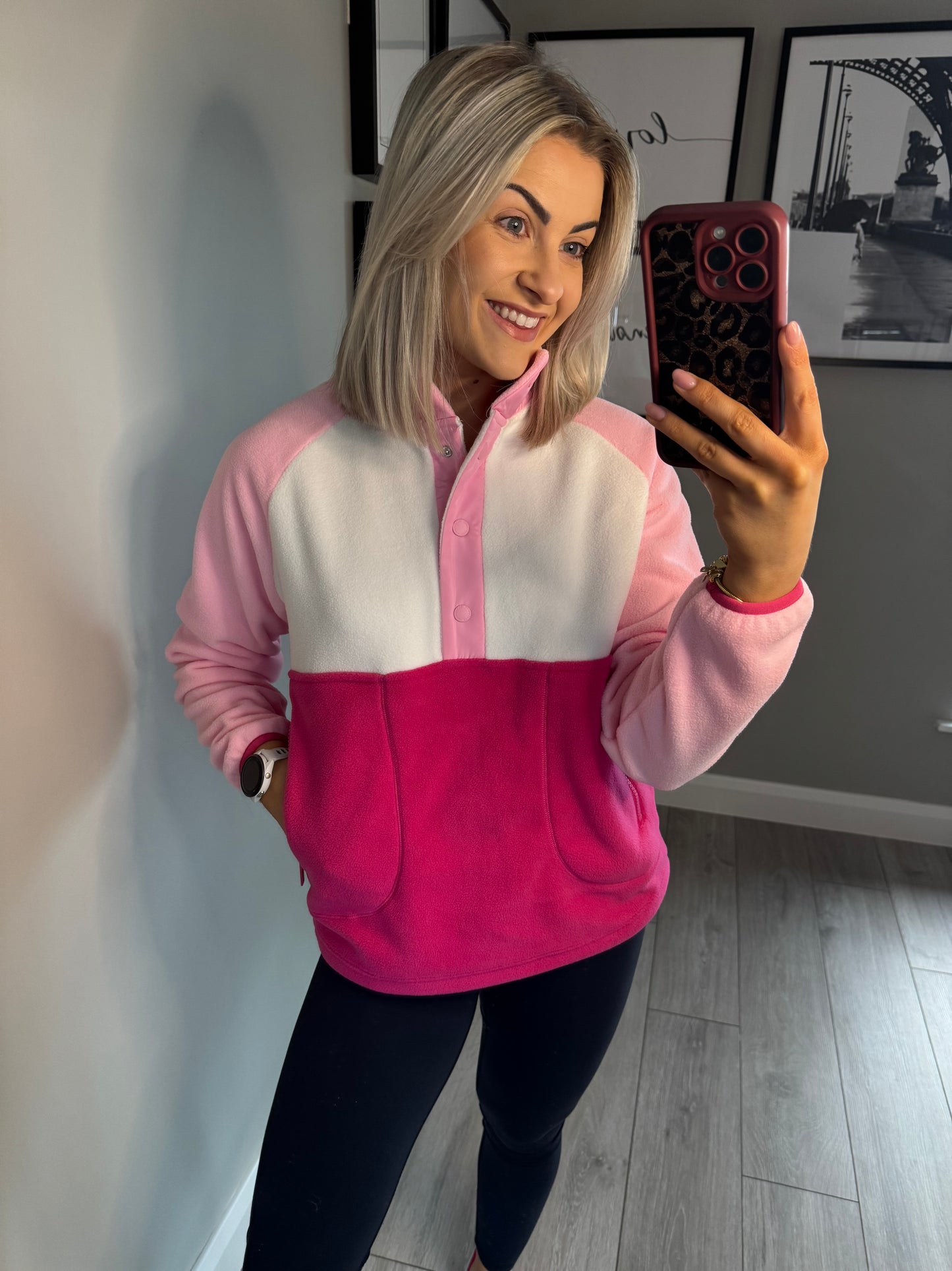 Relax & Renew Emerson Pink Fleece