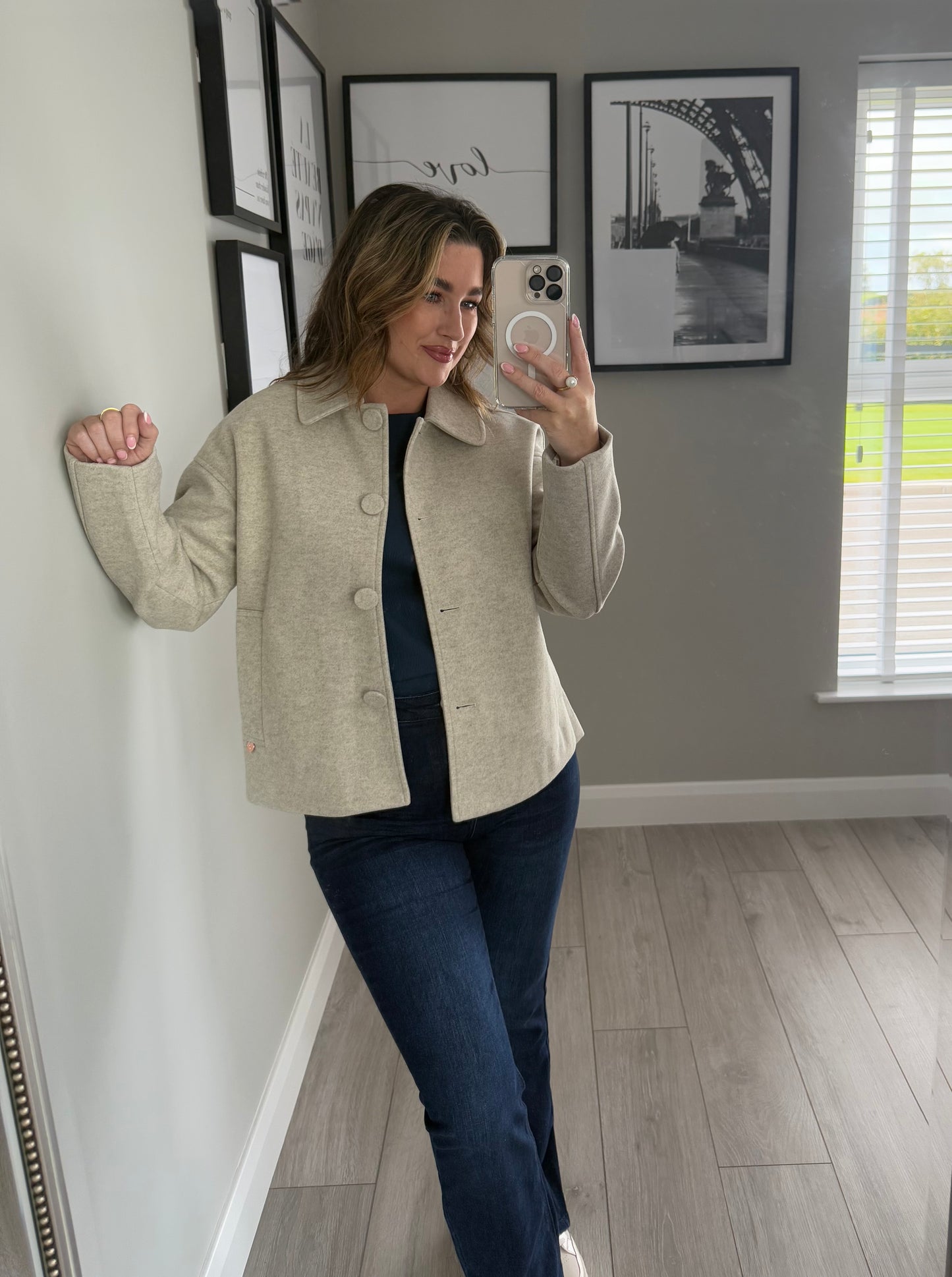Rant & Rave Caireen Oatmeal Jacket