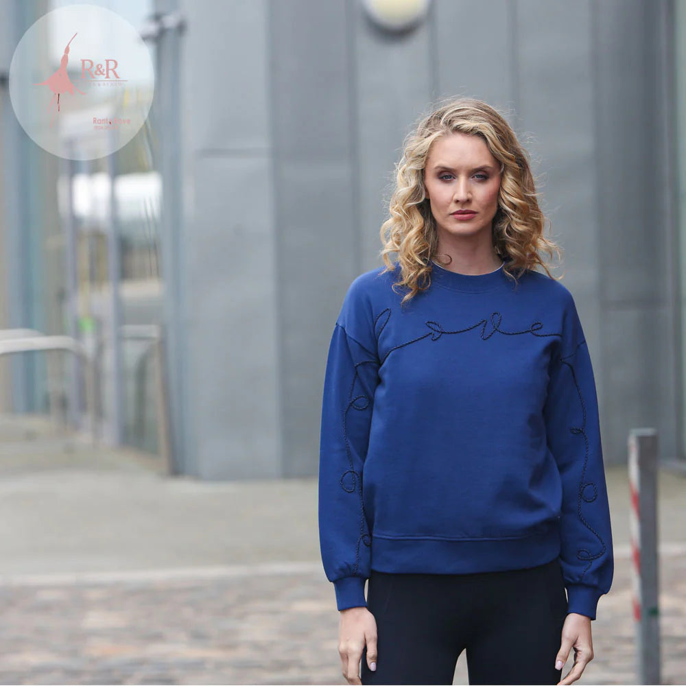 Relax & Renew Abbie Blue Sweater