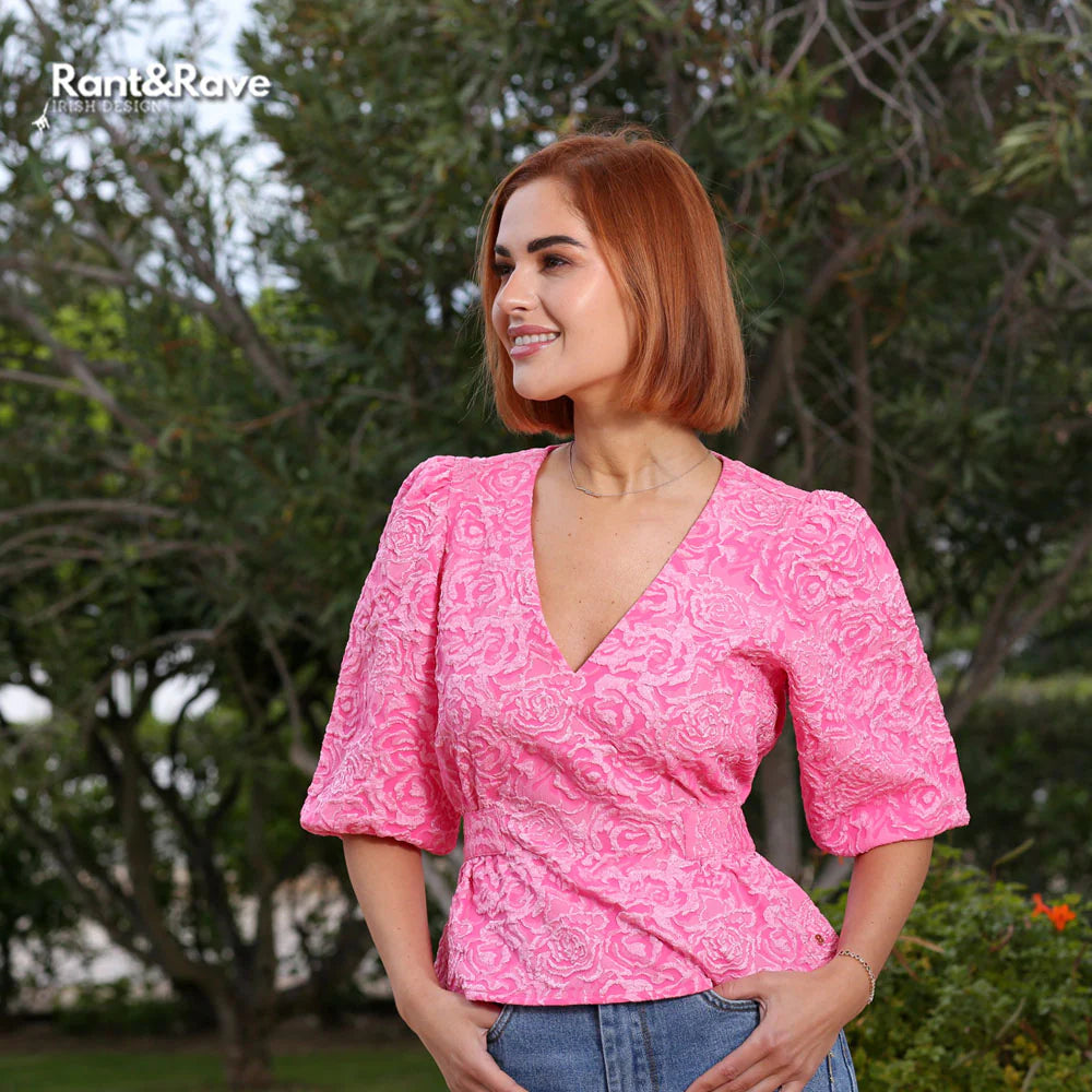 Rant & Rave Alma Pink Top