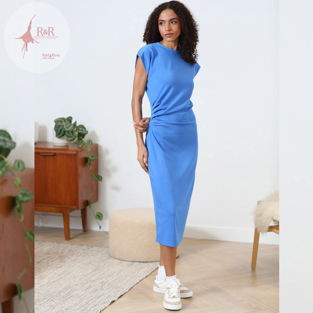 Relax & Renew Anya Cobalt Blue Dress