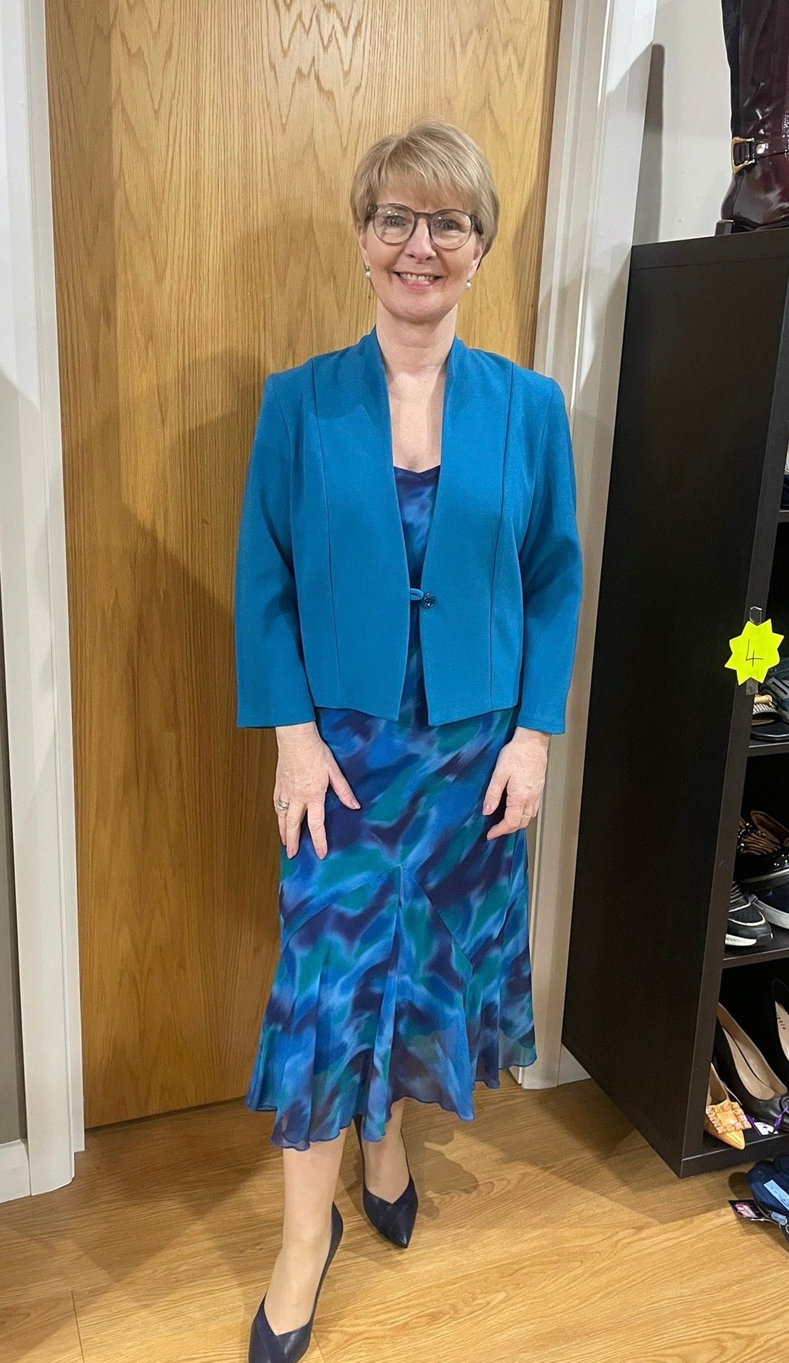 Glitz Teal Multi Two Piece