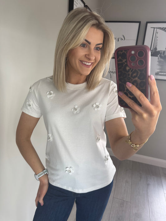 Rant & Rave Ella White Tee