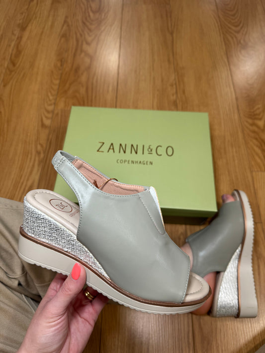 Zanni & Co Mirfa Lichen Wedge Sandal