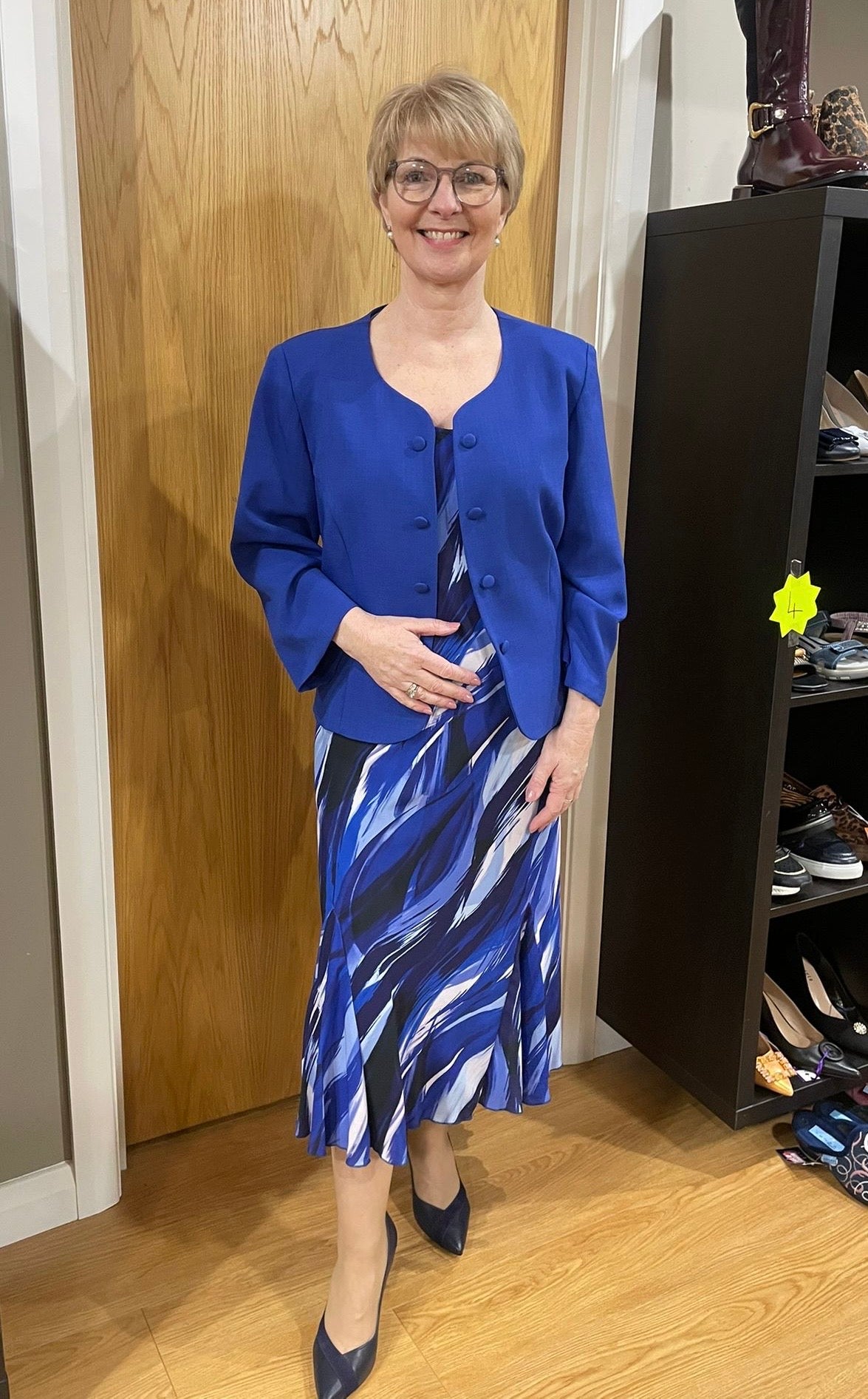 Glitz Royal/Navy/White Two Piece