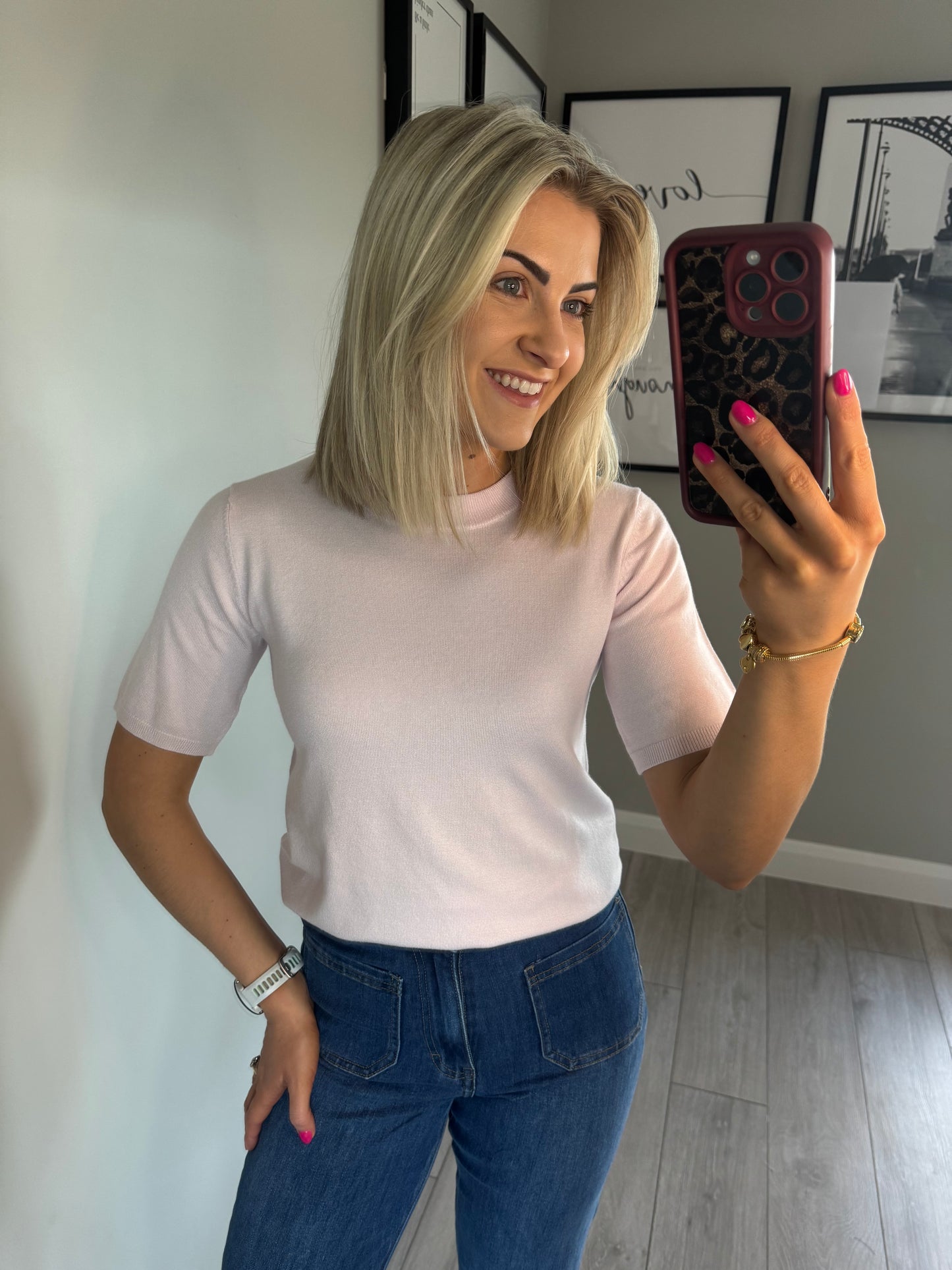 Yest Pale Pink Knit