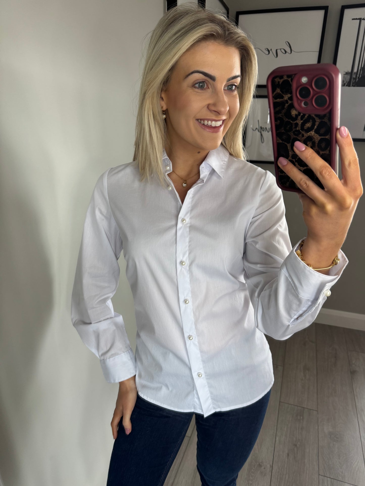 White Pearl Blouse