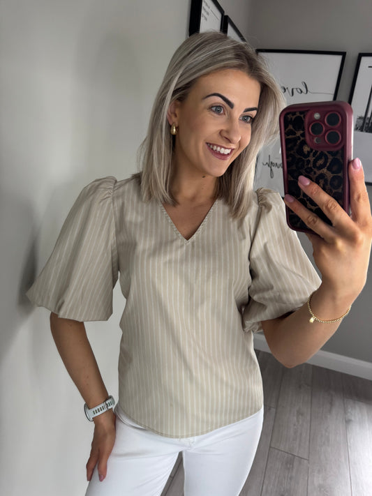 Kaffe KAjosie Feather Grey Blouse