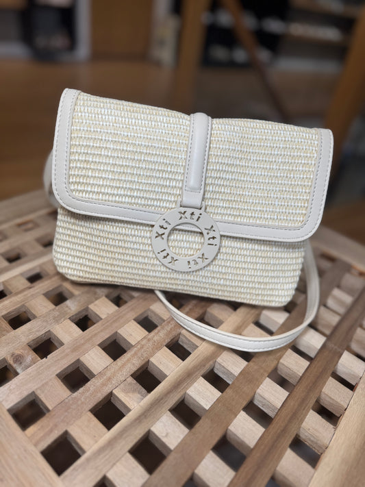 XTI Cream Crossbody Bag