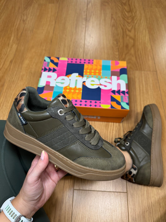 Refresh Khaki/Leopard Trainer