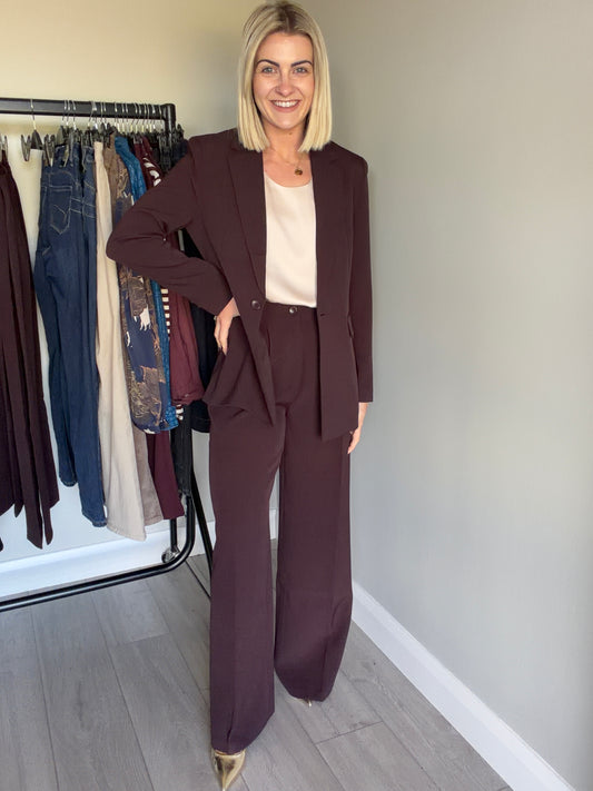 Rant & Rave Tabitha Aubergine Blazer