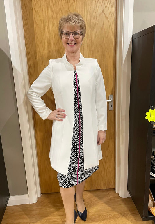 Christina Felix Off White Coat