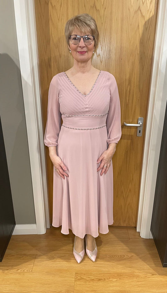 Lizabella Blush Swing Dress