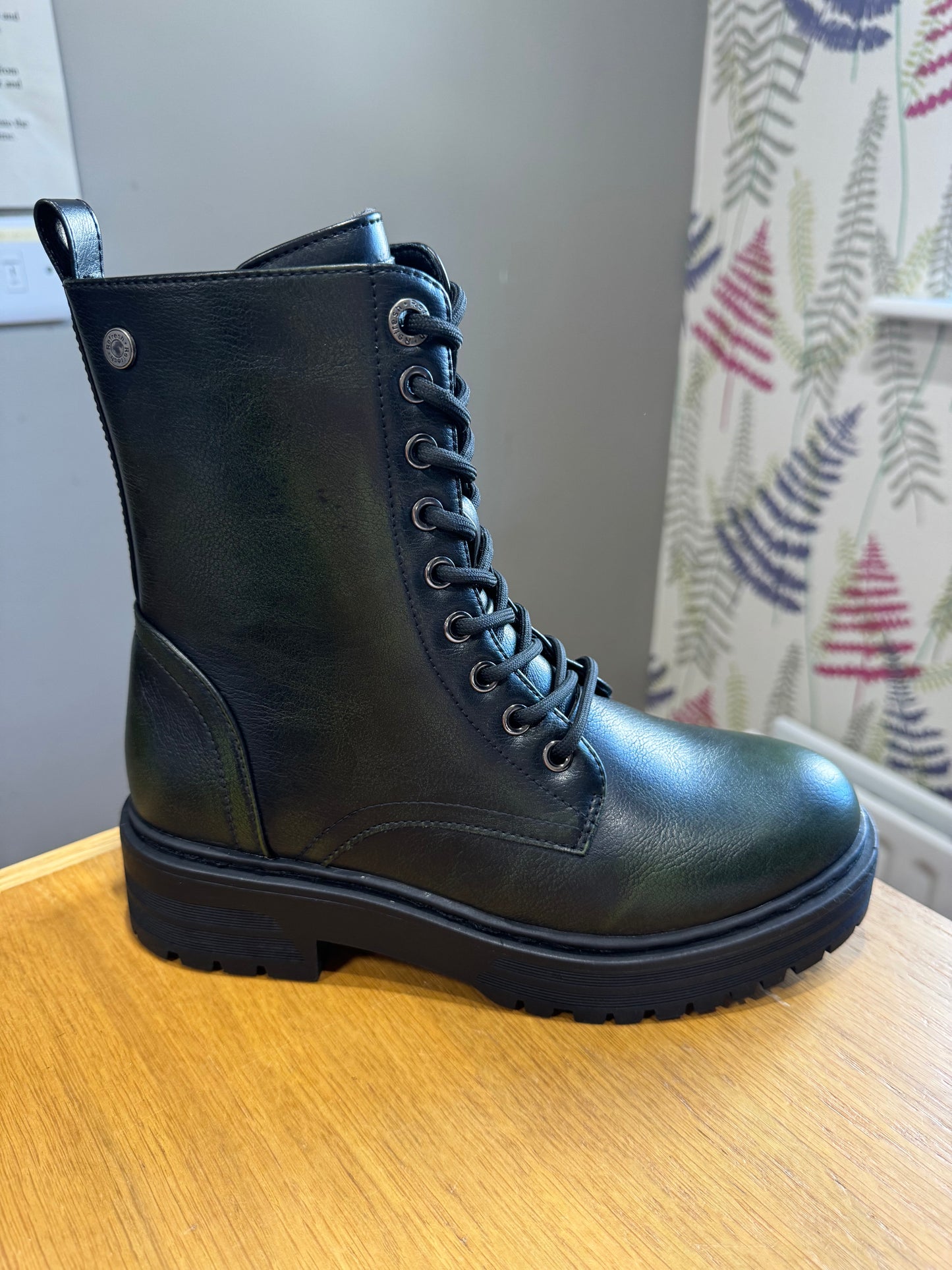 Refresh Khaki Biker Boot