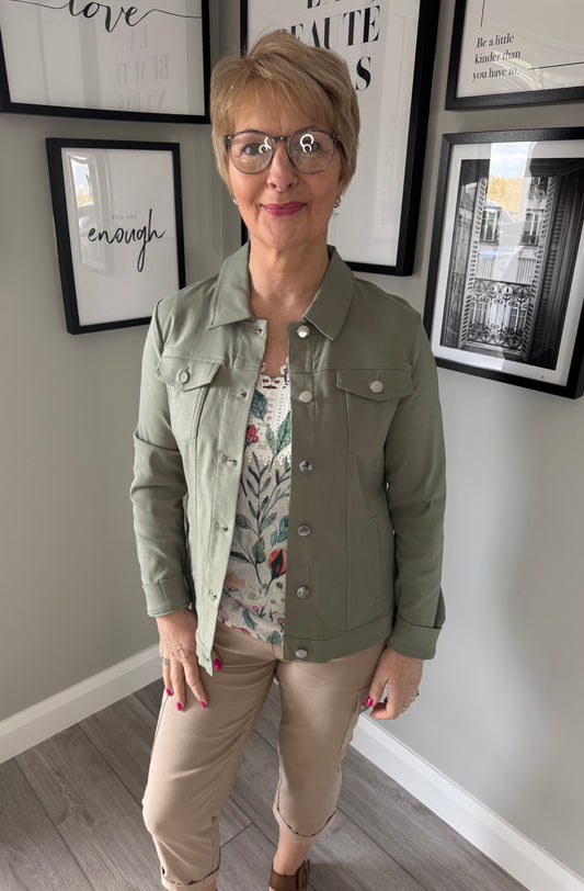 Emreco Khaki Bengaline Jacket