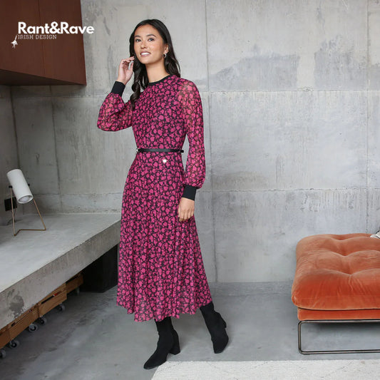 Rant & Rave Gwyneth Pink Dress