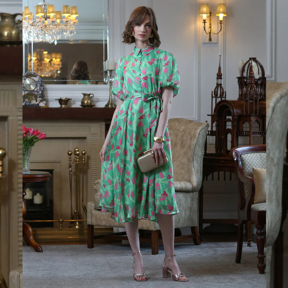 Rant & Rave Ida Green Dress