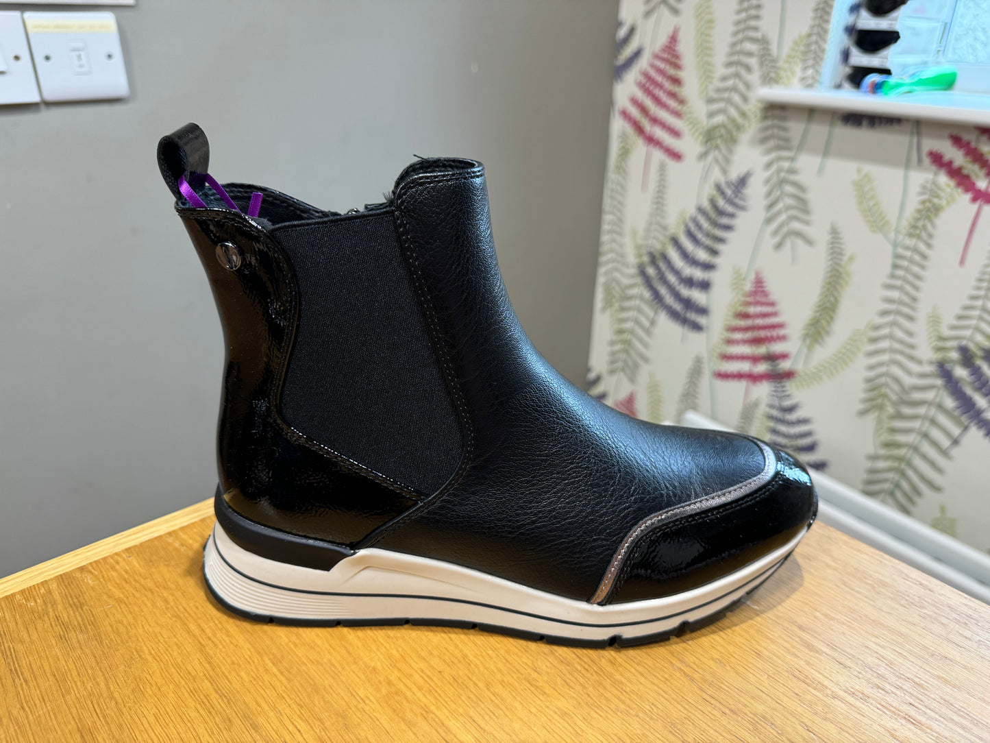 Lotus Ivana Black Trainer Boot